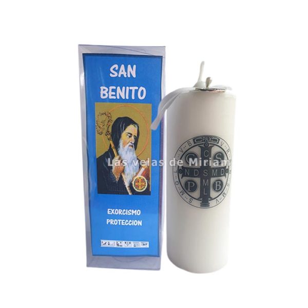 Velón preparado San Benito Blanco