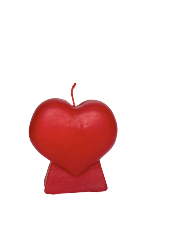 Figura corazón rojo